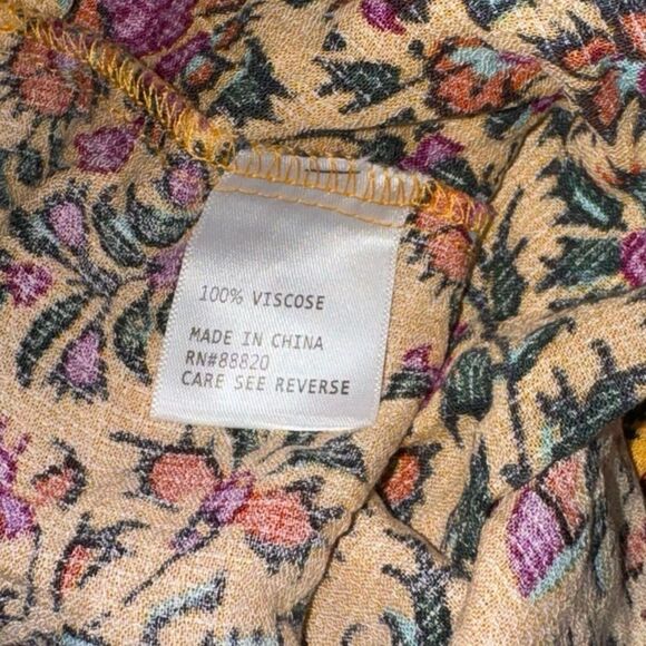 Cynthia Rowley Tunic High Neck Sleeveless Floral Size Large NWT - Picture 6 of 9